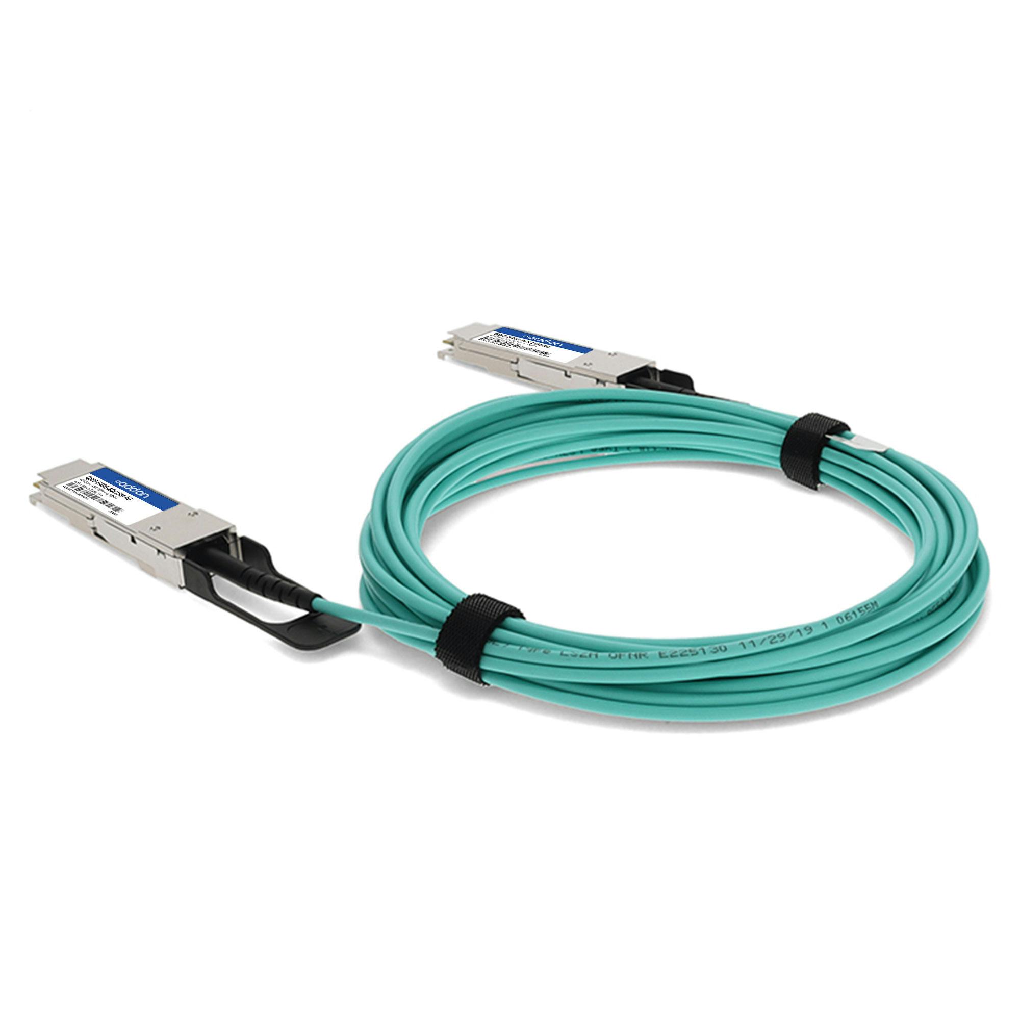 StarTech.com AOCケーブル/15m/Cisco製品QSFP-H40G-AOC15互換