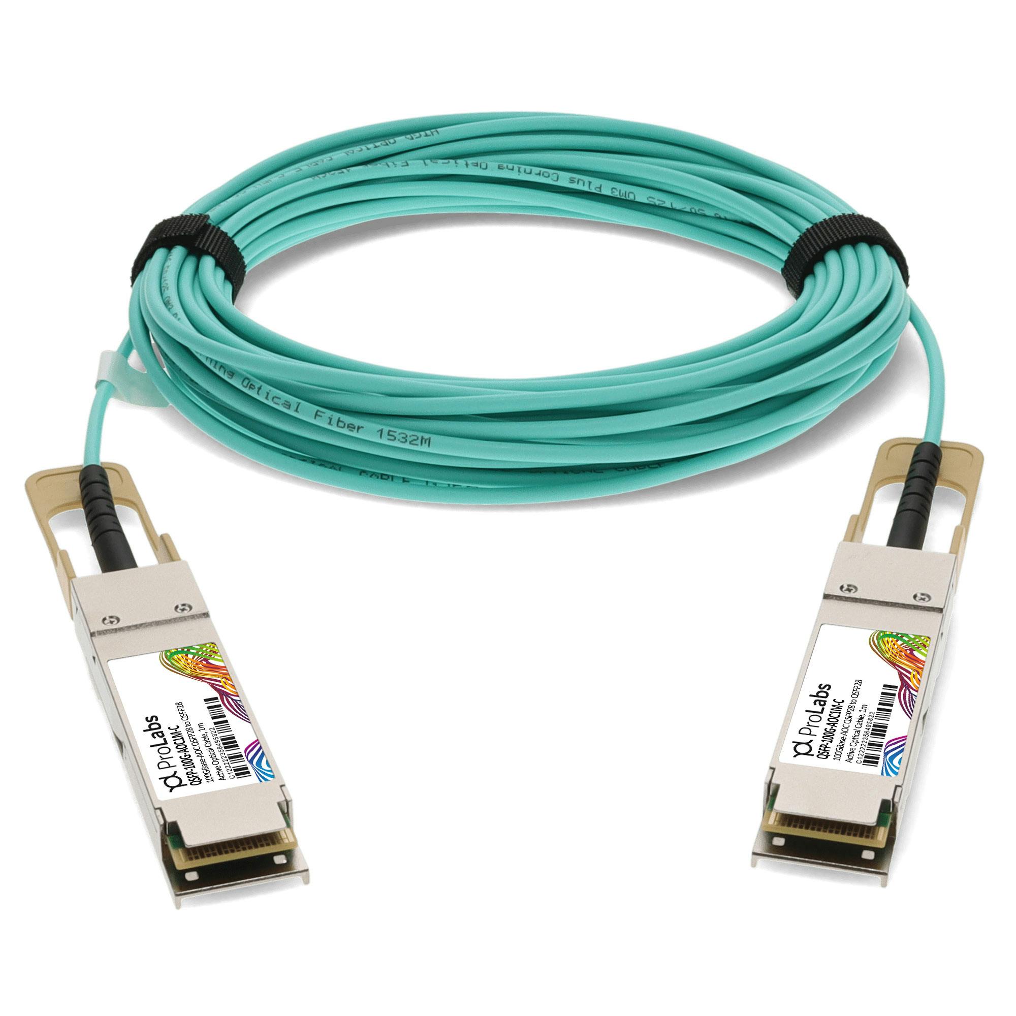 100 GBASE 2M de cables ópticos activo QSFP Nuevo Genuino Cisco QSFP 100G-AOC2M 
