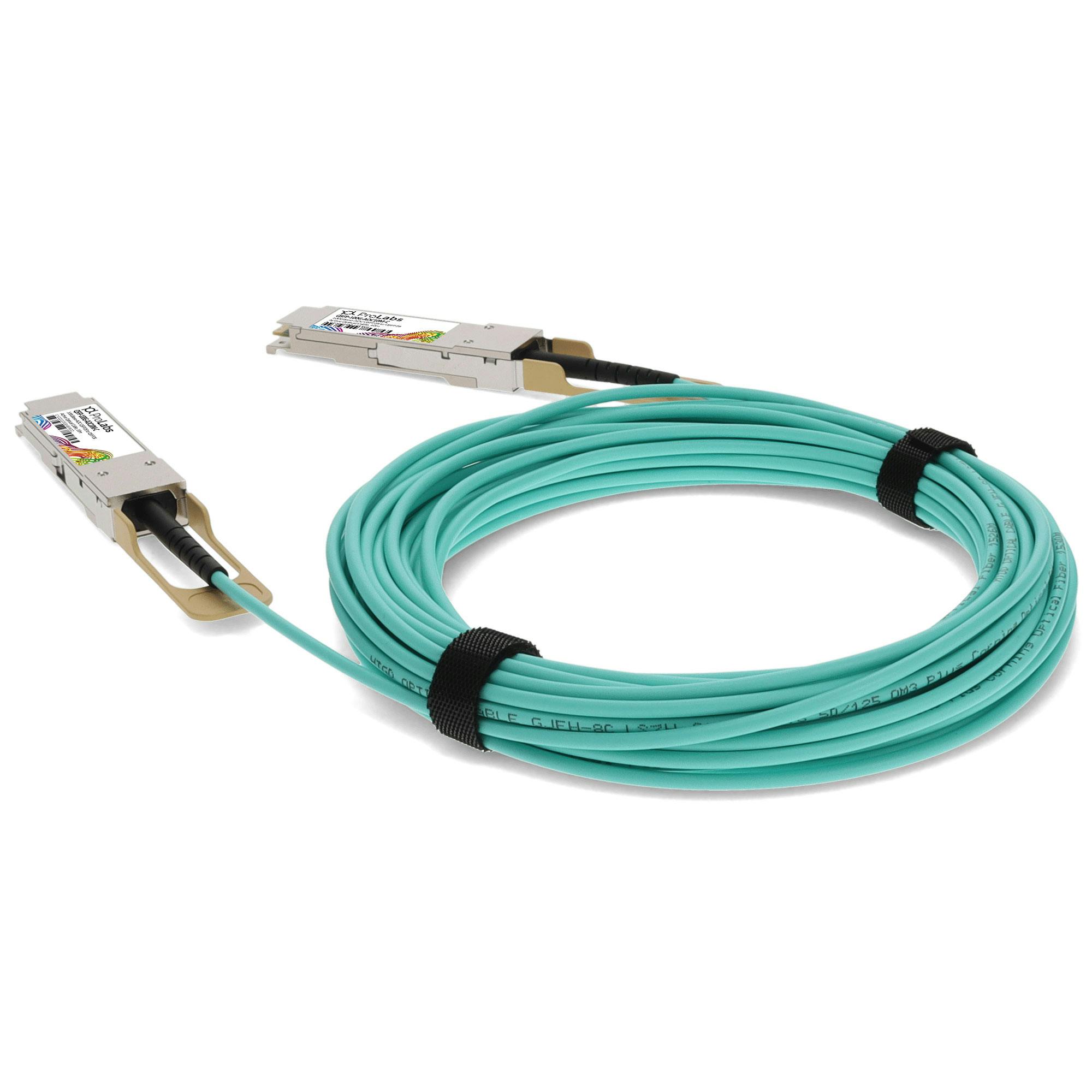 Cisco QSFP 100G-AOC10M Red Tab 100G Óptica Cable 10M 