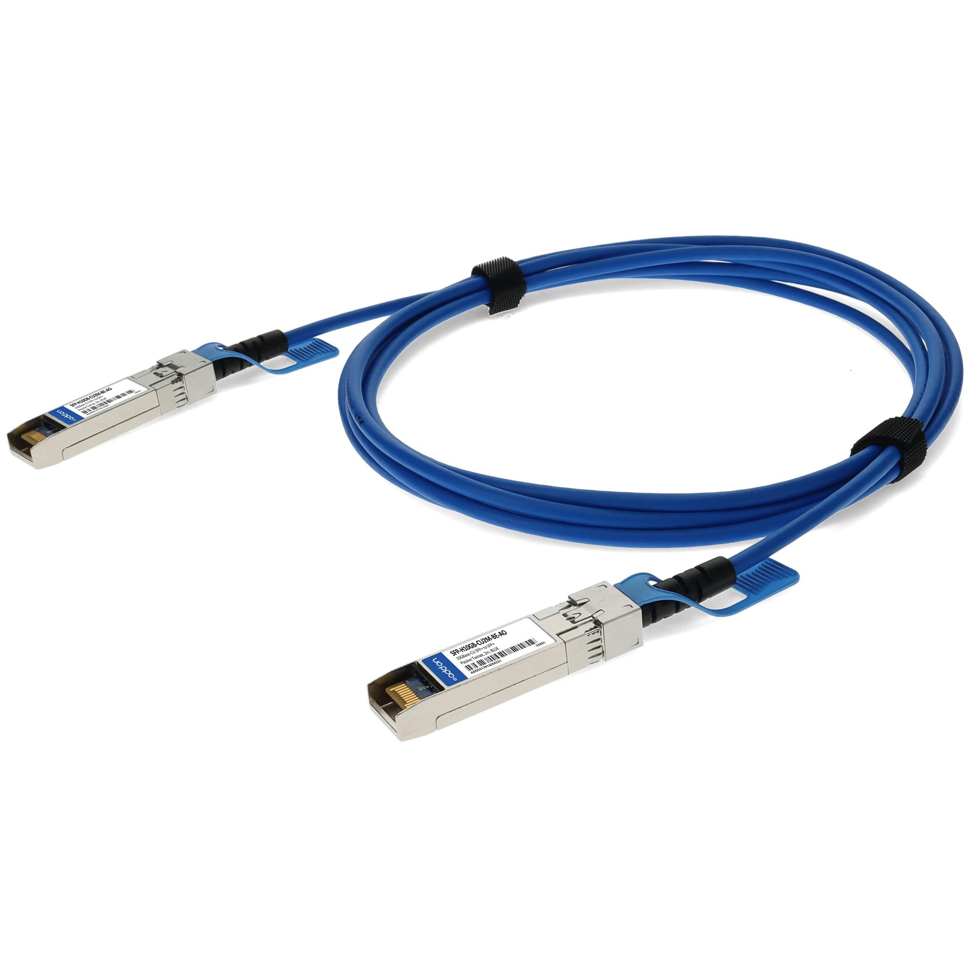メール便送料無料05 AddOn 10GBase direct attach cable SFP+ to SFP+ 6.6 ft  twinaxial active