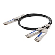 QDD-2QSFP28-400-CU1M-AO