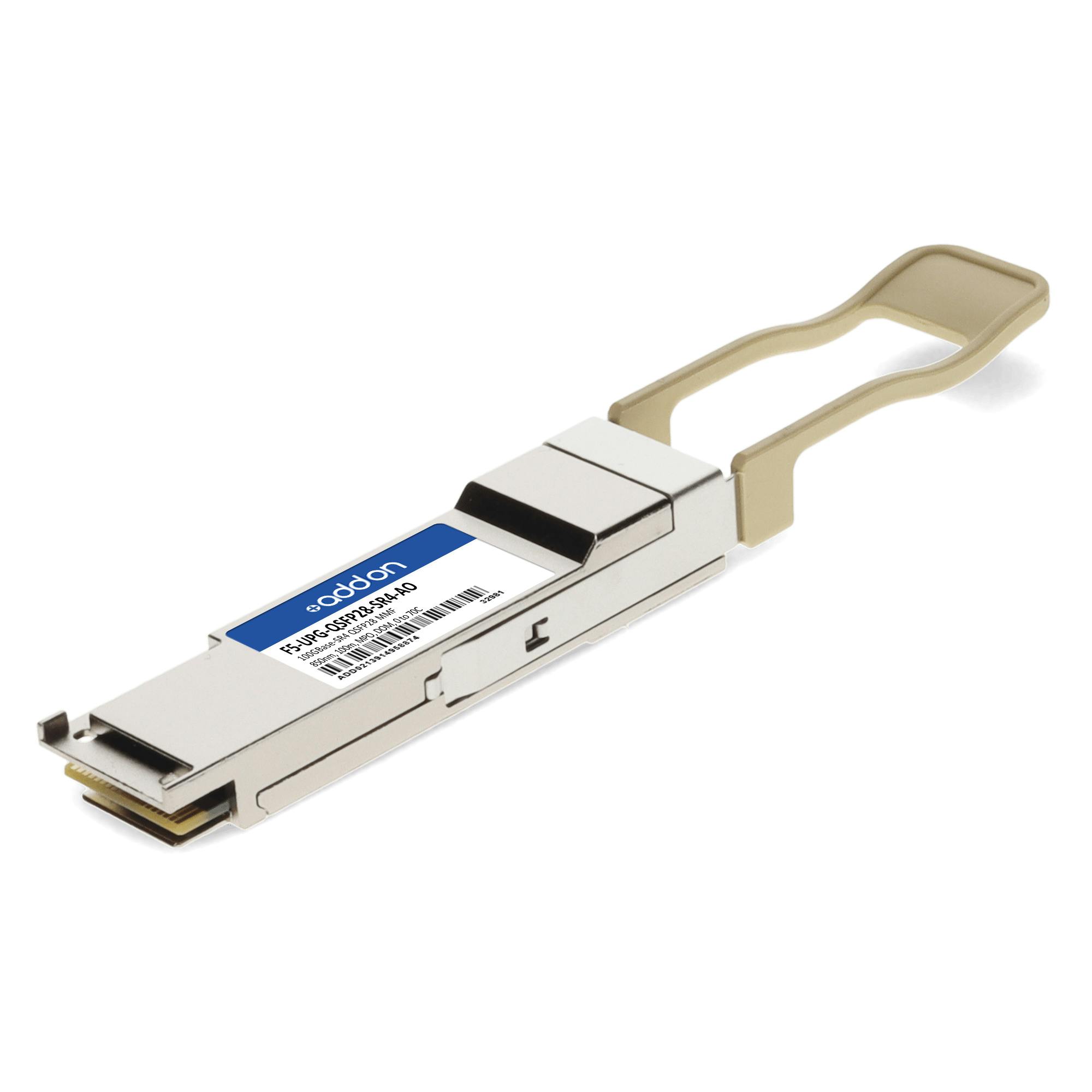 F5UPGQSFP28SR4AO F5 Networks® Transceivers AddOn Networks