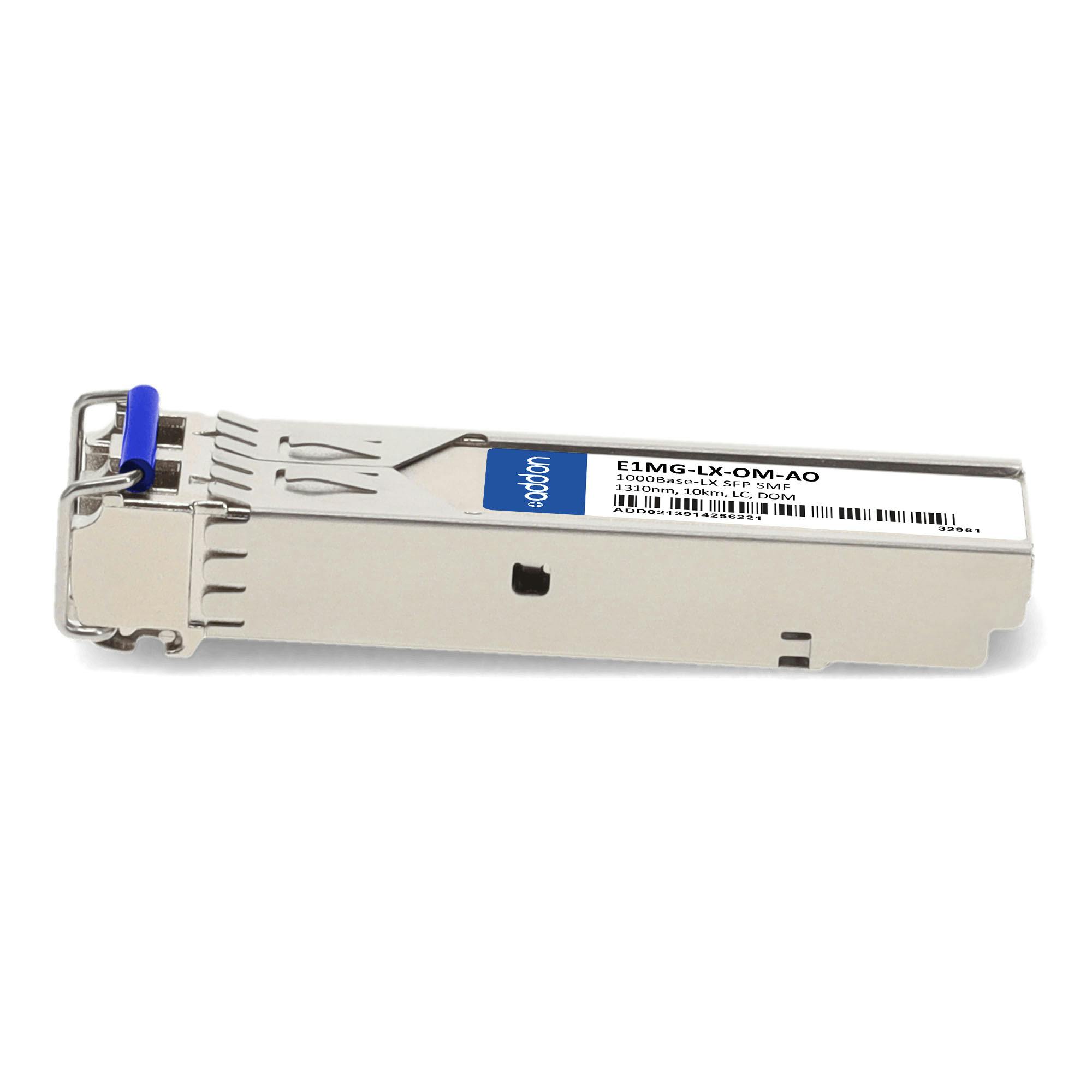 Brocade Compatible E1MG-LX 1000BASE-LX SFP Transceiver 1G LX SMF 1310nm E1MG-LX-HPC 