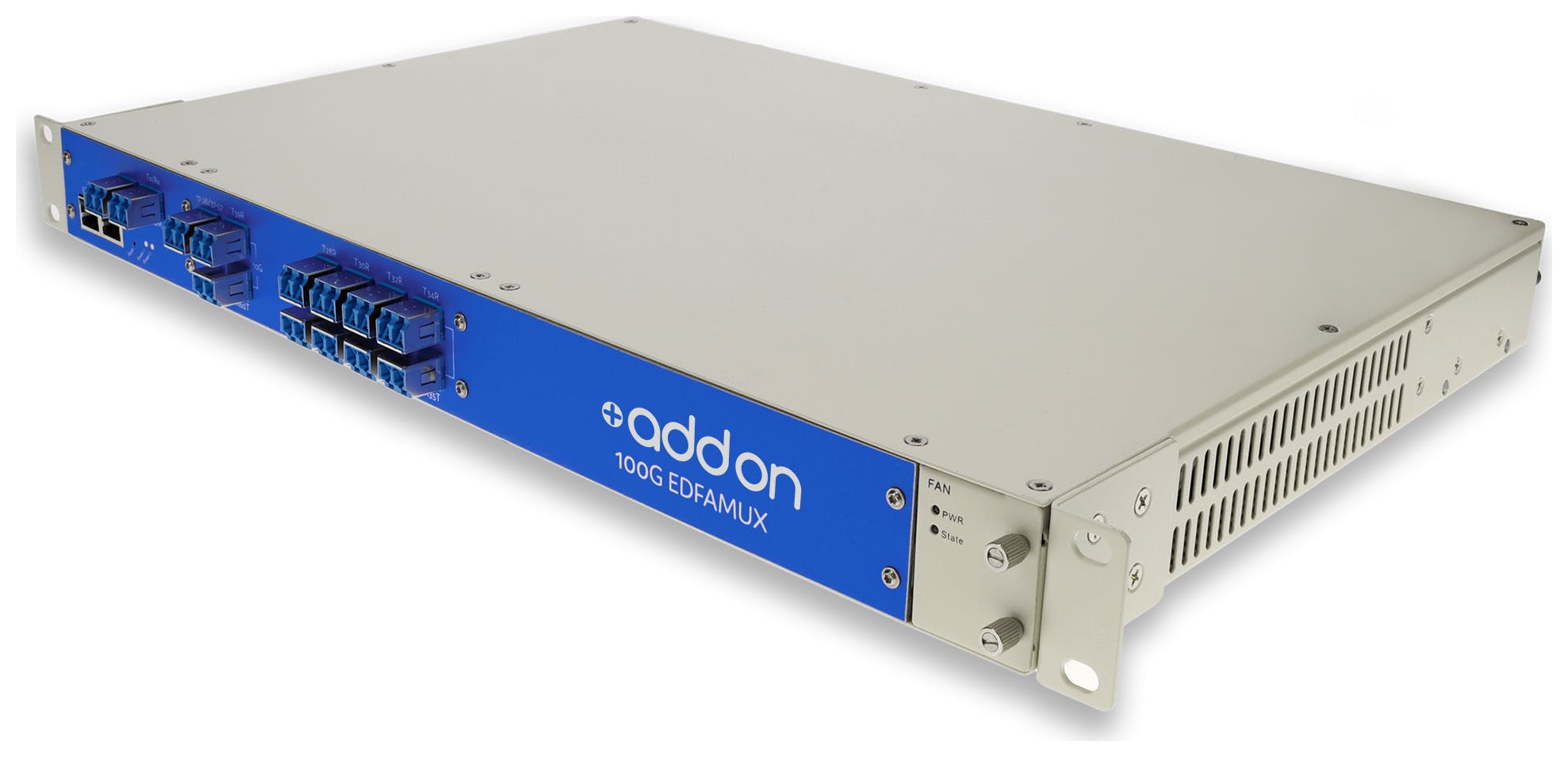 8 Channel C-Band Active MUX EDFAs and Tunable Dispersion Compensator
