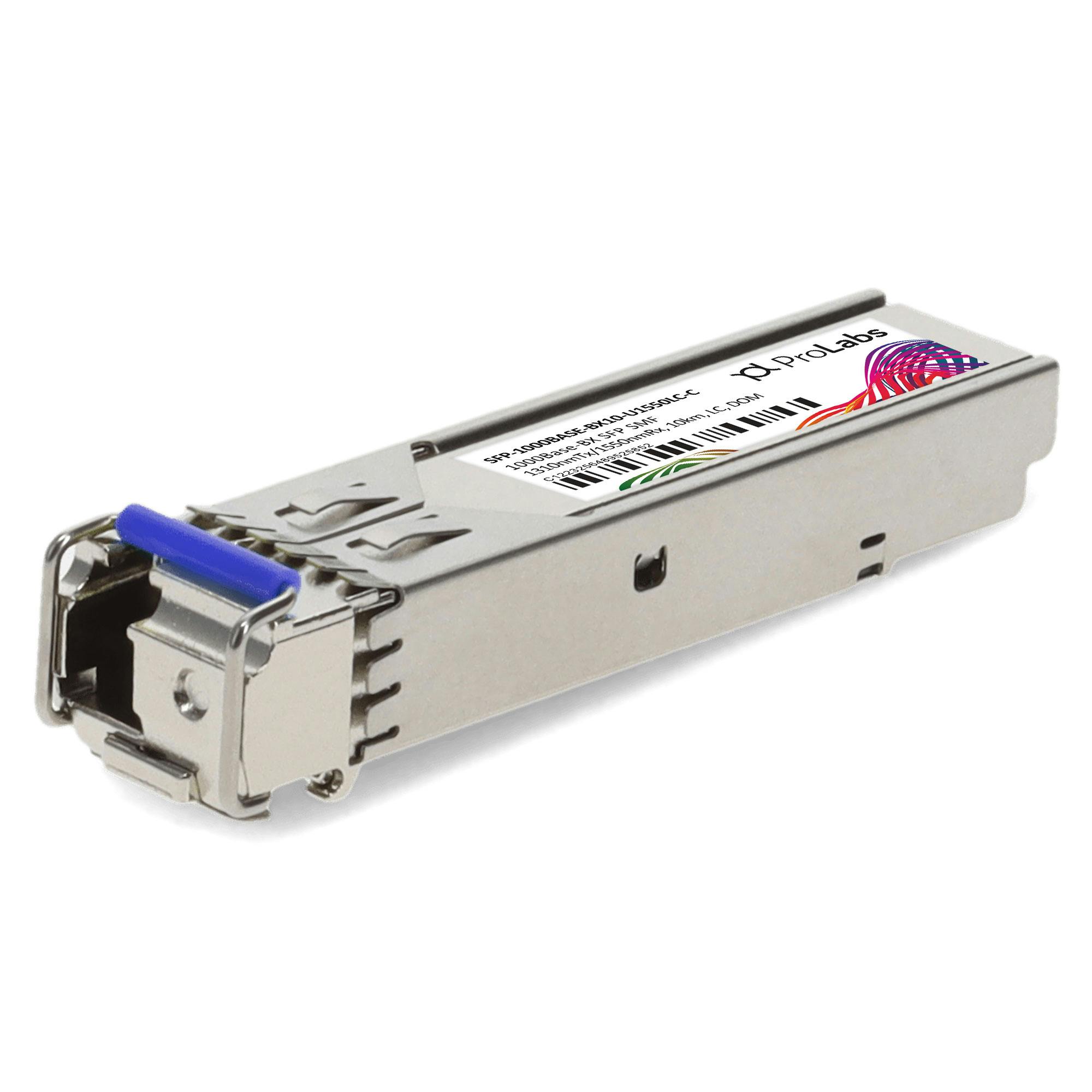 SFP-1000BASE-BX10-U1550LC-C MSA Compliant Compatible Transceiver - Prolabs