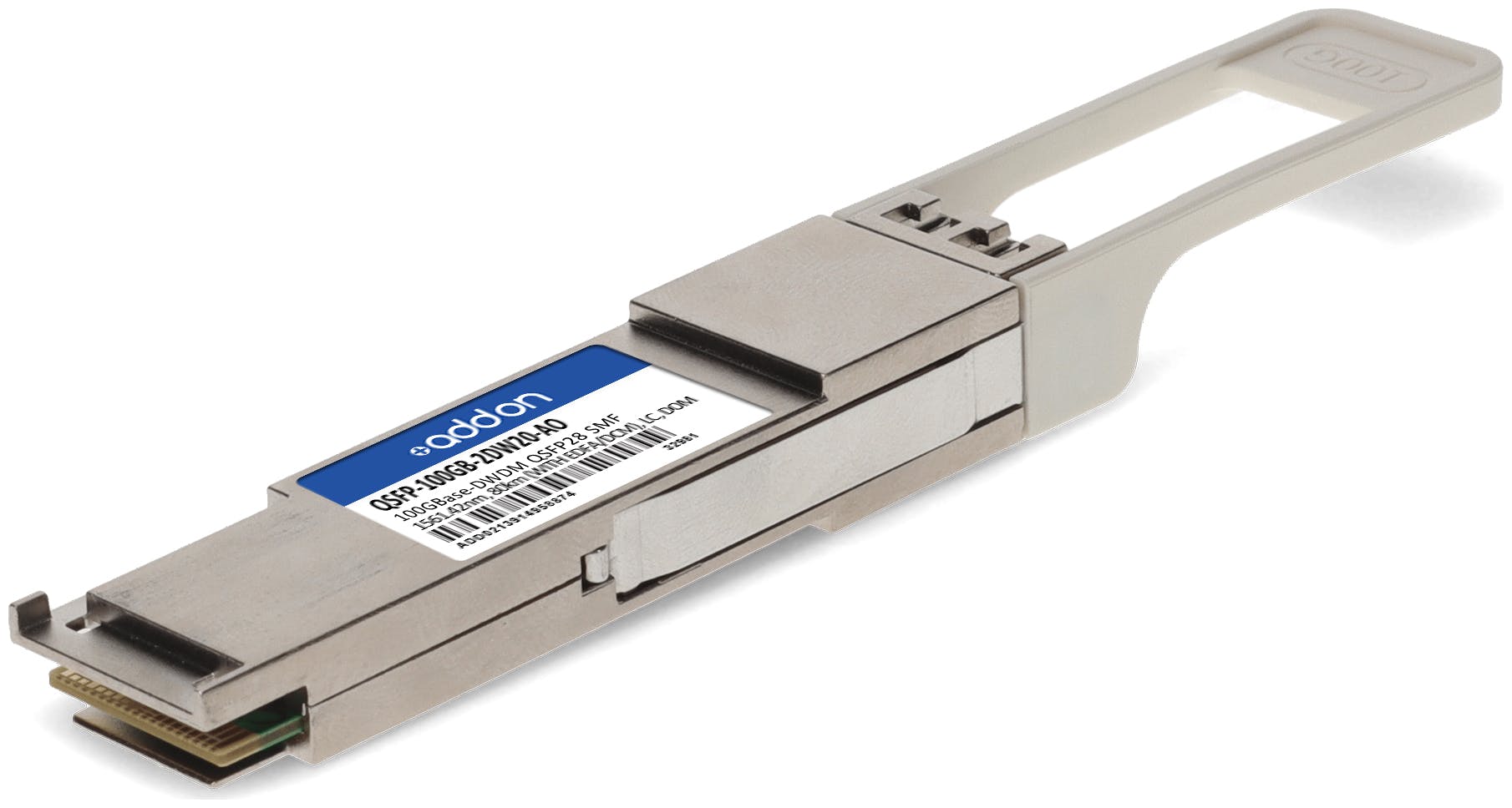 MSA and TAA Compliant 100GBase-DWDM 100GHz PAM4 QSFP28 Transceiver