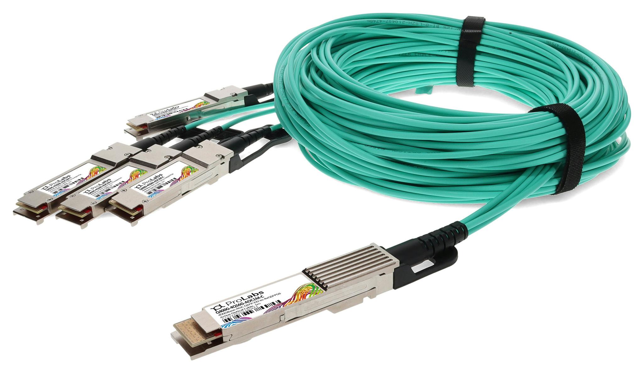 QSFP-DD breakout AOC cables from AddOn