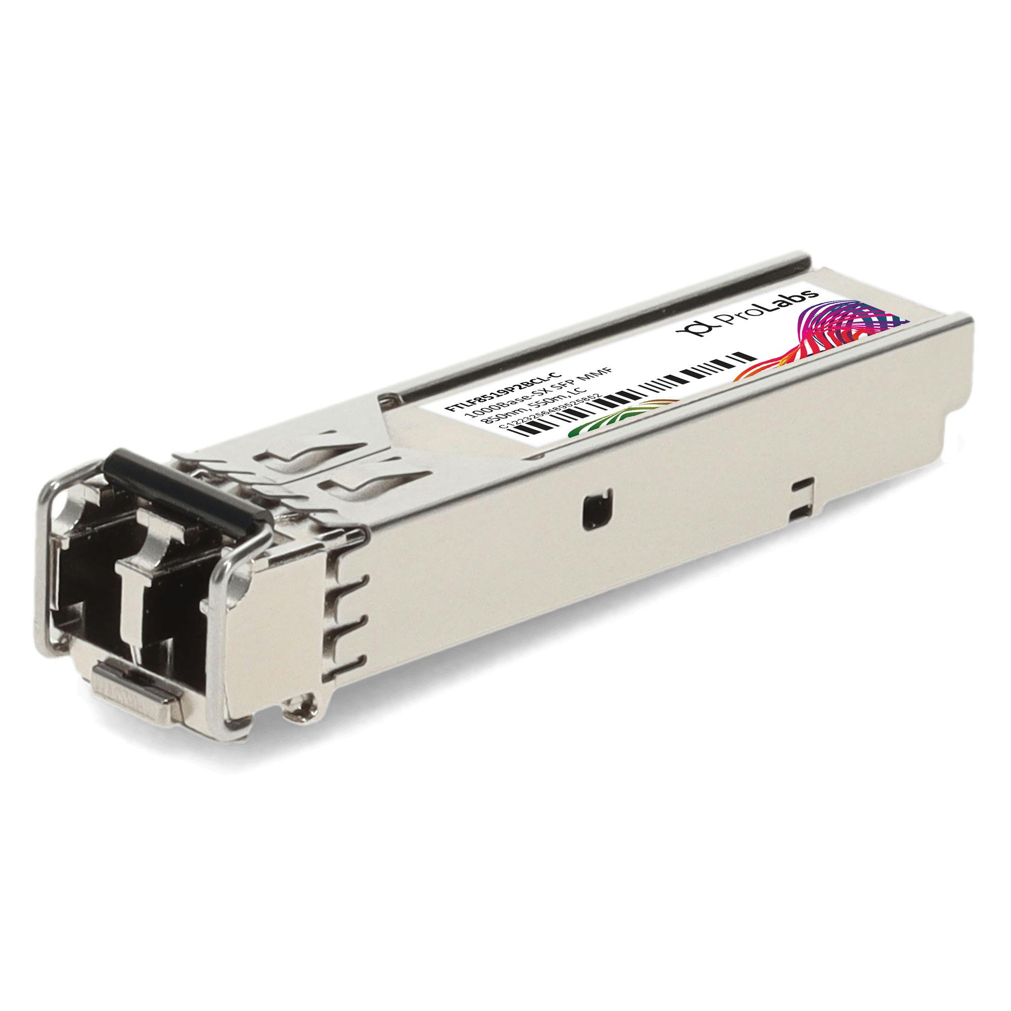 Foundry Networks E1MG-SX 1000BASE-SX LC SFP 850nm Transceiver FTLF8519P2BCL-F1 