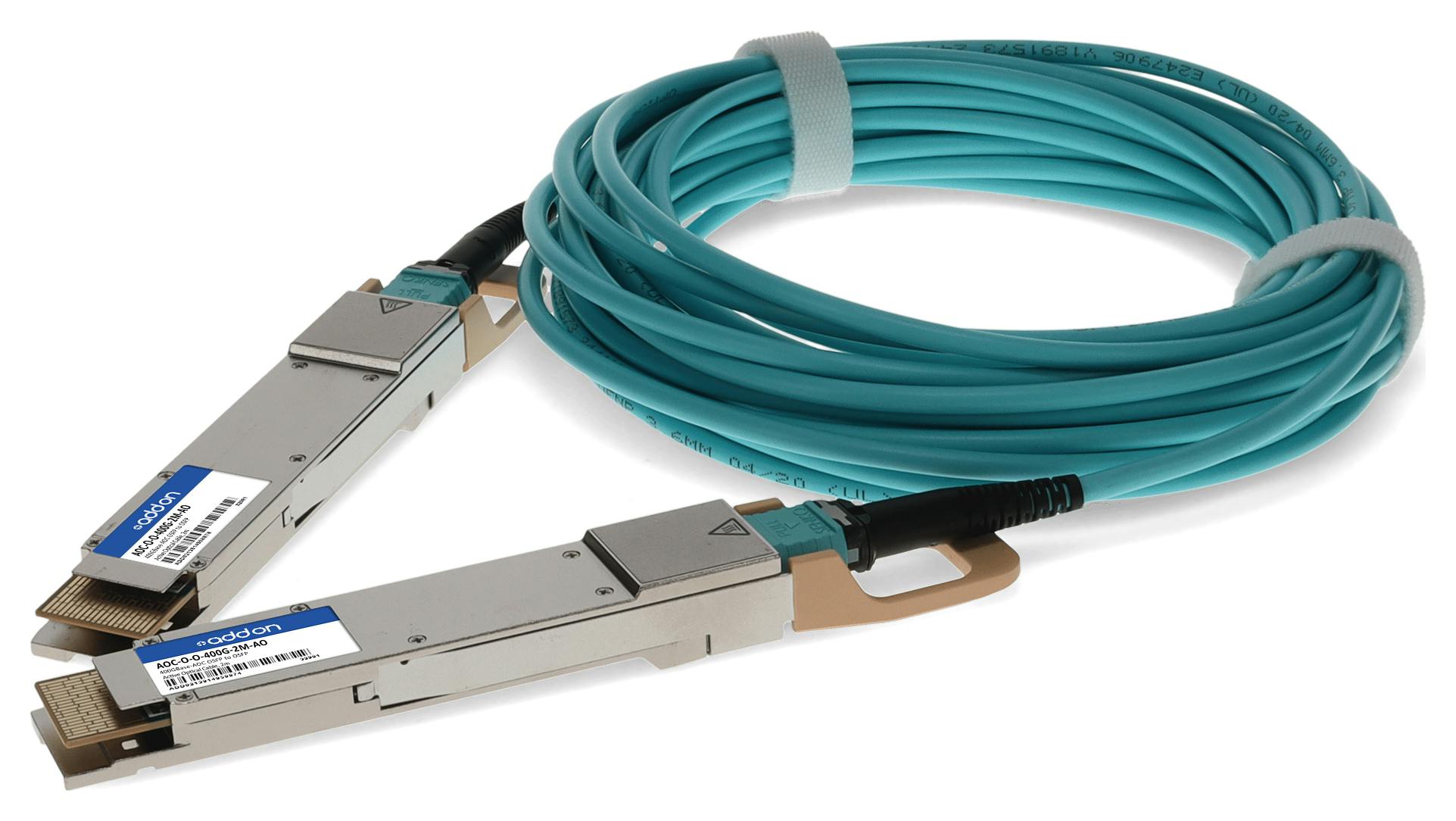 OSFP active optical cables
